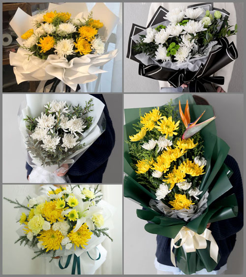 江西吉安井冈山市睦村乡白事花束代送